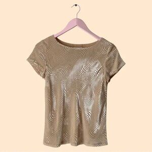 Silk Velvet Burnout Top